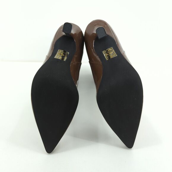 Jeffrey Campbell Women 5.5 Guillo Boots Light Brown Slouched Pointed Heel FLAW - Picture 6 of 9